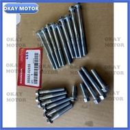 honda 70 c70 gbo lampu petak Engine Screw Cover Enjin Skru Full screw casing engine t8