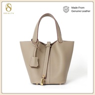 Pico Genuine Leather Bag Genuine Leather Bag Women's Bag Handbag Women's Bag [Socialita x Mami Lin]