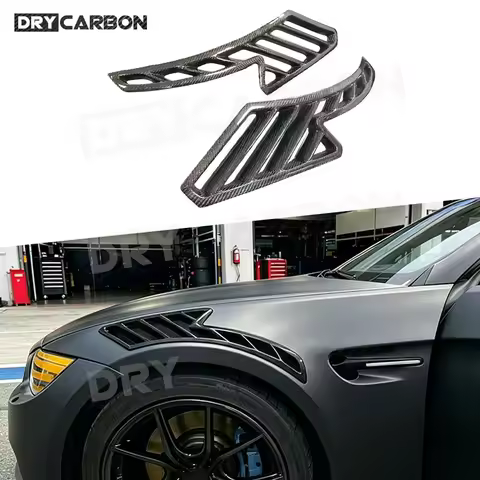 Dry Carbon Fiber Front Fender Air Vent Trim Spoiler Body Kits Car Accessories for BMW E92 E93 M3 Cou