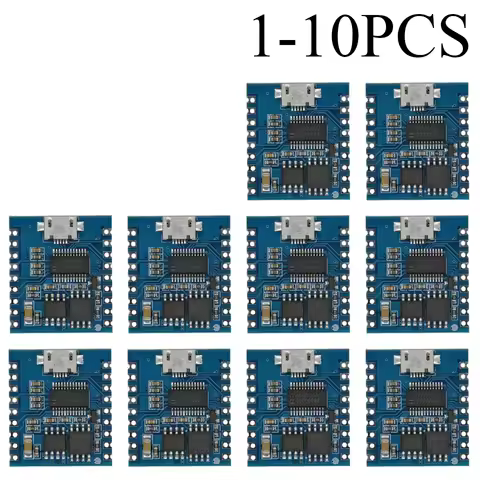 1-10PCS MP3 Player Module Voice Module 4MB Voice Playback IO Trigger Serial Port Control USB Downloa