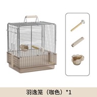 不鏽鋼折疊籠丨便攜手提籠丨鴿子-鸚鵡-虎皮-玄鳳-畫眉外出鳥籠丨小動物用籠【平行進口】