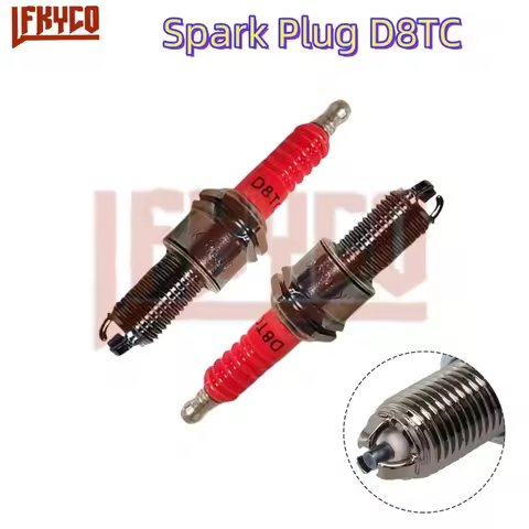 1/2/3/4PCS 3 Electrodes D8TC/D8TJC/D8EA/DR8EA Spark Plugs Ignition Candle for 125CC-200CC CG125 GY6 