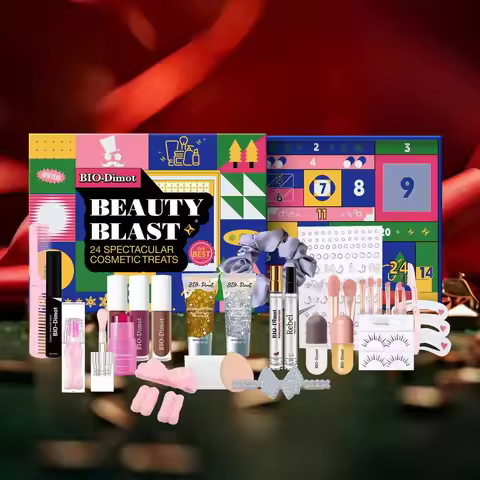 2025 Christmas Countdown Calendar Gift Box 24pcs Makeup Set Countdown Calendar, Christmas Beauty Adv