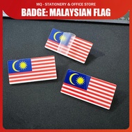 Lencana Nametag Name Tag Pin Magnet Bendera Malaysia Jalur Gemilang / Flag Malaysia Tag Size 5cm x 2