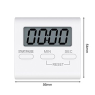 White LCD Digital Timer Kitchen Cooking Timer Baking Timer Study Timer