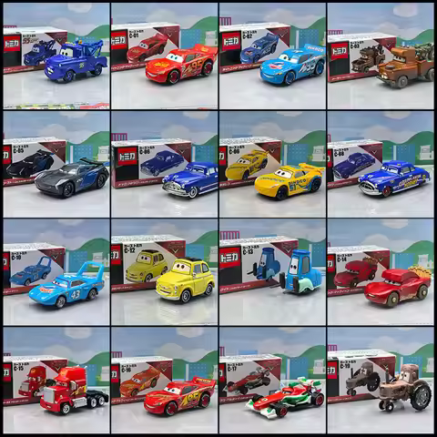 Takara Tomy Tomica Disney Pixar Cars Century Model Toys Diecast Miniature Scale Game Racing Car Vehi
