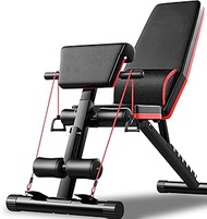 Adjustable Weight Bench Multi-Purpose Workout Bench with Backrest Foldable Decline/Incline/Flat Bench for Home Gym Sit-Up Weightlifting And Strength Training