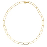 SilverWorks Gold-plated Abaresque Chain 18 inches 6.31g N5062