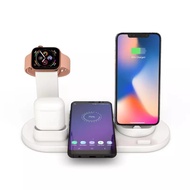 4 in 1 Fast Wireless Charger Stand for iPhone AirPods iWatch