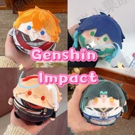 Genshin Impact Stuffed Doll Tartaglia Ajax Alhaitham Wendy Plush Toy Keychain for Kids Collectible R