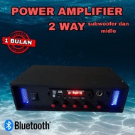 POWER AMPLIFIER 2 WAY SUBWOOFER