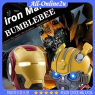 Bumblebee Iron Man Bluetooth Bass Speaker Super Hero Cartoon Wireless Bluetooth mini Speaker FM Radio TF Card