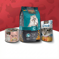 利安納度 - 新年禮遇｜G｜套餐 三文魚成貓糧(53403)300gx1;三文魚菲力貓罐頭(60005)200gx1;三文魚貓糧湯包(56626)40gx1