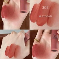 3CE Blur Water Tint Laydown Lipstick - Nude Peach Pink Mixed with Pink Brown