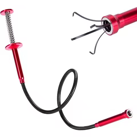 Bendable Flexible Magnetic Pickup Tool, 24'' Four Claw Grabber Tool