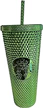 Starbucks Studded 2023 Tumbler with Straw, Green Metallic 24 Fl Oz