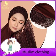 Pakaian wanita ♝Telekung Khadijah Lace by Siti Alizay Exclusive (Ready Stock )♭