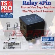 Proton New Saga Suprima Blm Waja Gen2 Persona Genuine Relay 4Pin (314) PW990470 PW851534