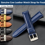 22mm Premium Genuine Cow Leather Watch Strap for Fossi FS5061 FS5237 ME3052 ME3054 Quick Release Wat