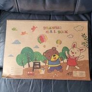 A3 兔與熊綫圈畫簿/圖畫本/影印紙質 Drawing Book
