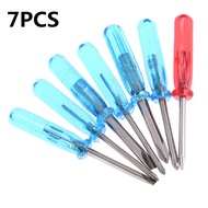 [Waysle3] 7Pcs/Set Small Screwdriver Star Slotted Cross Screwdriver Repair For Small Items