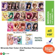 NEW [23 WARNA] [BPOM] Miranda Hair Colour 30gr 30ML | Cat Rambut Miranda | Black Hitam | Brown Cokla