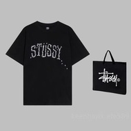 STUSSY 2023春夏新款螞蟻字母印花短袖T恤(S-XXL)
