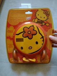全新未用 Sanrio hello kitty CD播放機 personal cd player 一部