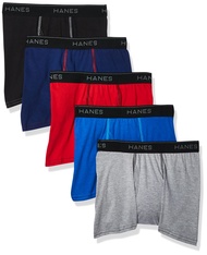 Hanes Boys 5-Pack Boxer Briefs