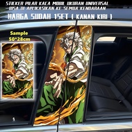 2pcs Car Stickers, Car Door Clown Pattern, Side Window, Bubble, Decorative Stickers, Car B-pillar St