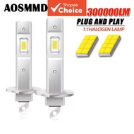 AOSMMD LED Headlights Canbus Bulb 15W 20000Lm CSP Chips Driving Fog Light H1 H7