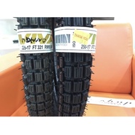 VIVA TYRE FT321 (tayar bunga dadu)250x17 tube type