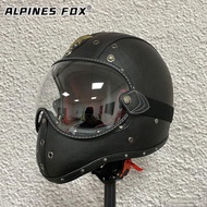 หมวกกันน็อคเรโทรมอเตอร์ไซค์เลนส์กระบังหน้าอุปกรณ์เสริมแว่นตากันลมสำหรับ SHOEI EX-ZERO Simpson Bell Moto3 Helmet
