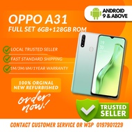 (ORI) OPPO A31 8GB+256GB ROM NEW I Full Set Refurbished 100% Original Grade A I Mobile Phone Smartphone 手机