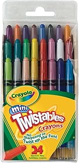Crayola Mini Twistable Crayons 24 in a Box (Pack of 4) 96 Crayons in Total