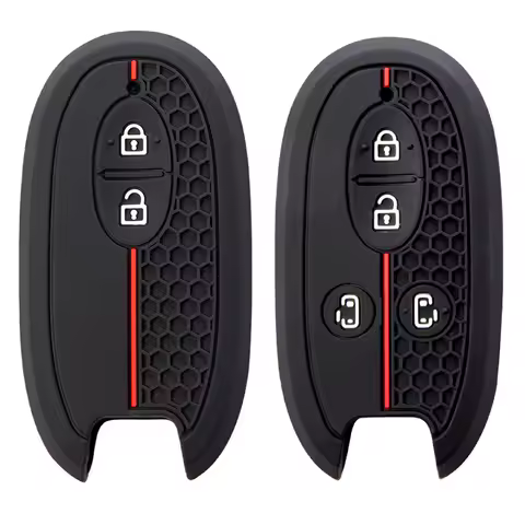 Silica Gel Car Key Case Cover for Suzuki Spacia Stingray Wagon R Alto Solio Concept KCar Automatic d
