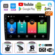 [4G RAM+32G ROM IPS AHD]10 inch Double 2Din Android Car Stereo Radio Multimedia Video Player GPS Navigation/ Wifi /Bluetooth