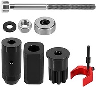 9U-6891 Injector Sleeve Cup Removal & Installer Tool Set, with 9U-7227 Injector Height Tool, J-38587
