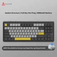 Hot ajazz ak870 mechanical keyboard three mode wired 2.4g wireless Bluetooth 84 keys gasket hot swap