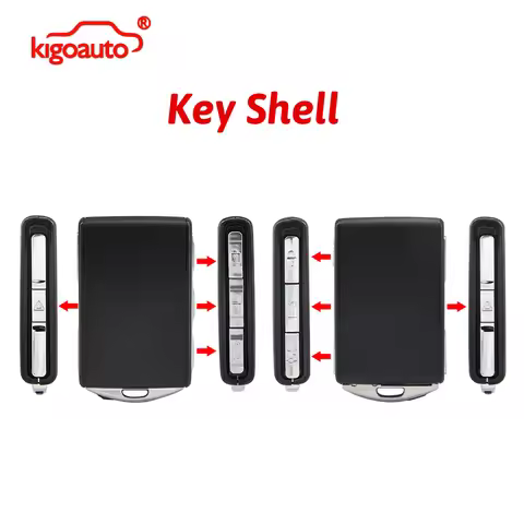 Kigoauto YG0HUF8423 Smart Key Shell 4 Button for Volvo S90 V60 V90 XC60 XC90 2015-2020