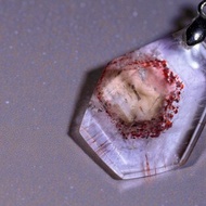 紅超七 草莓晶 吊墜 天然水晶項鍊 紅色內含礦 超七水晶 精品