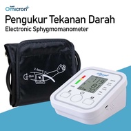 tensimeter digital / alat ukur tensi tekanan darah bukan brand omron - putih no voice