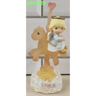 Precious Moments Girl/Horse/Hearts Carousel "LOVE" 843628