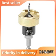 82 Degree Woodworking Countersink Drill Bits Carbide Tipped with Adjustable Depth Stop No Thrust Bal