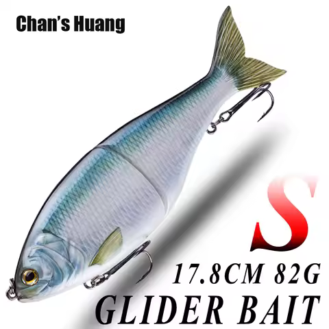 Chan's Huang Big Game 7INCH 2.89OZ Artificial Sinking Glide Bait Sinking Hard Slider Bait Single Joi