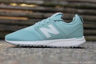 【HYDRA】NEW BALANCE 247 湖水綠 襪套 慢跑 網面 反光 鞋套式 孔孝真【WRL247SB】