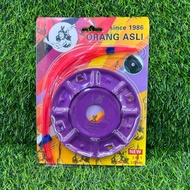 Orang Asli Heavy Duty Mesin rumput piring besi tali nylon purple cutter disc brush cutter cable