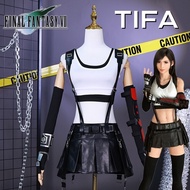 Tifa Lockhart  Cosplay Costume Game Final Fantasy Cosplay Costume Set Skirt Set  Halloween Outfits 2