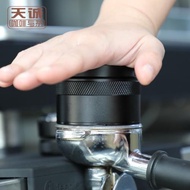 按壓式定力壓粉錘51/53/58mm不銹鋼咖啡粉壓粉器平衡壓粉錘填壓器