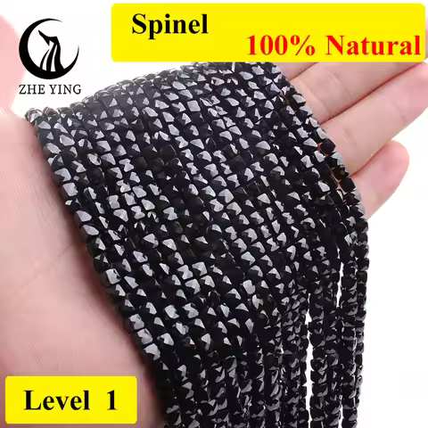 Zhe Ying 4X4mm Sqaure Natural Spinel Stone Faceted Loose Amazonite Turquoise Beads for Bracelet Jewe